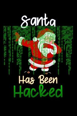 Book cover for santa has been hacked