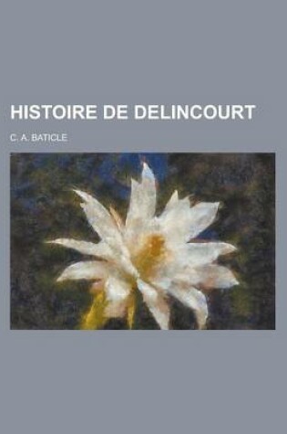 Cover of Histoire de Delincourt