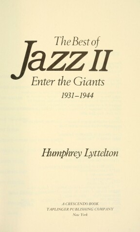 Book cover for Enter the Giants, 1931-1944