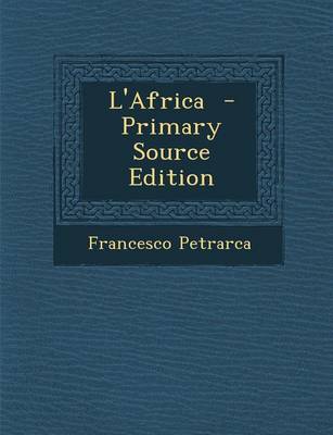 Book cover for L'Africa - Primary Source Edition