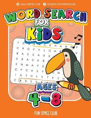 Book cover for Word Search for Kids Ages 4-8