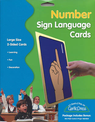 Book cover for Number Sign Language Cards