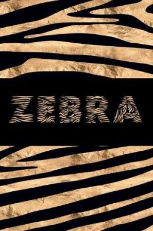 Cover of Notebook Zebra