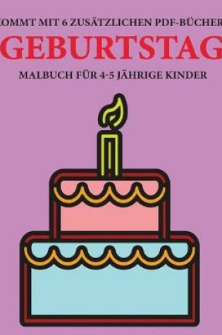 Cover of Malbuch für 4-5 jährige Kinder (Geburtstag)