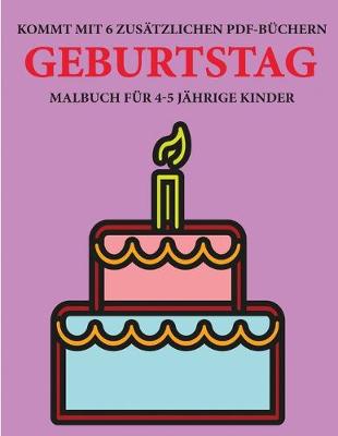 Cover of Malbuch für 4-5 jährige Kinder (Geburtstag)