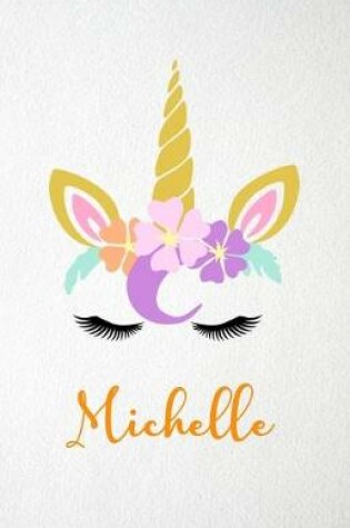 Cover of Michelle A5 Lined Notebook 110 Pages