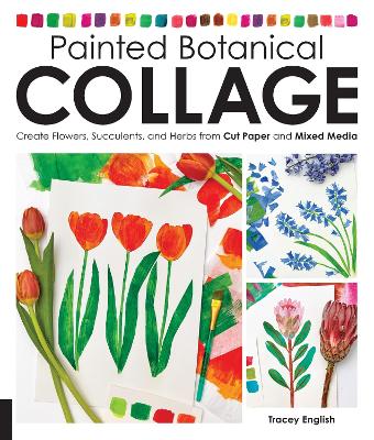 Painted Botanical Collage by Tracey English