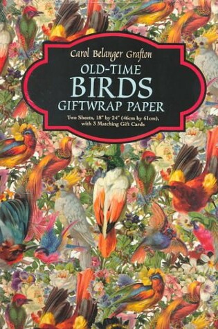 Cover of Old-Time Birds Giftwrap Paper