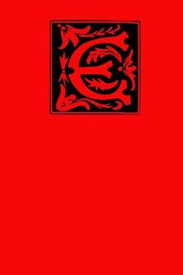 Book cover for Stylized Monogram E Red