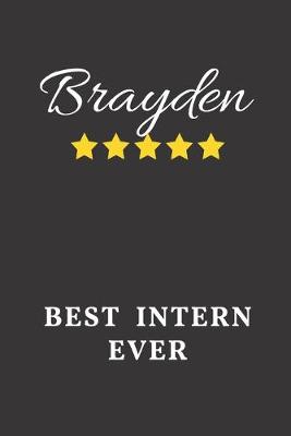 Book cover for Brayden Best Intern Ever