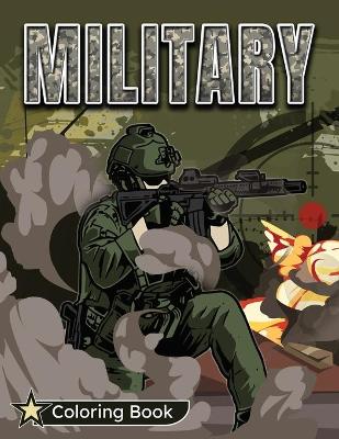 Book cover for Military Coloring Book