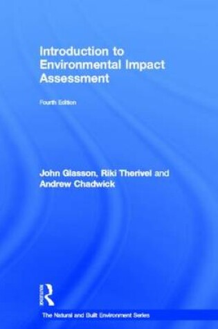 Cover of Introduction To Environmental Impact Assessment