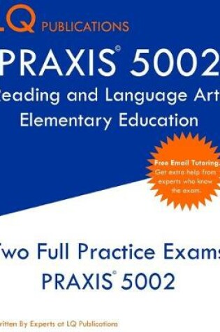 Cover of PRAXIS 5002 Reading and Language Arts Elementary Education