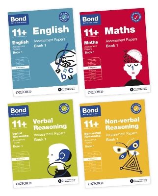 Book cover for Bond 11+: Bond 11+ English, Maths, Verbal Reasoning, Non Verbal Reasoning: Assessment Papers