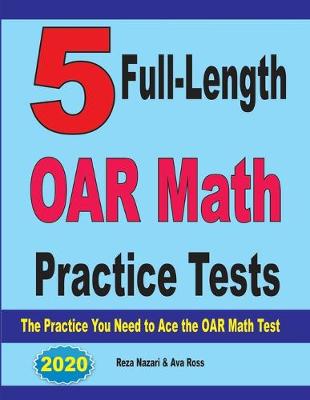 Book cover for 5 Full-Length OAR Math Practice Tests