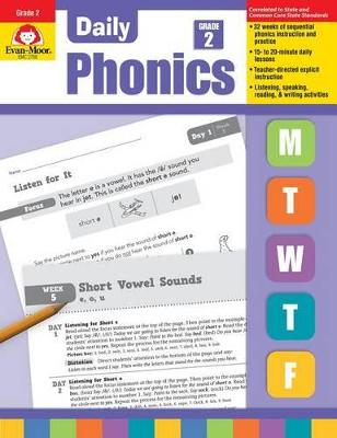 Book cover for Daily Phonics, Grade 2 Teacher Edition