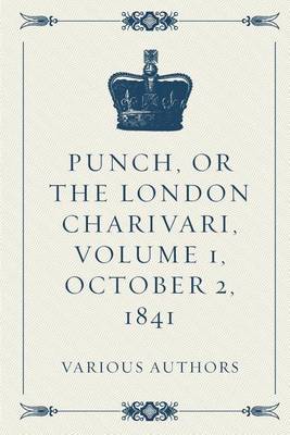 Book cover for Punch, or the London Charivari, Volume 1, October 2, 1841