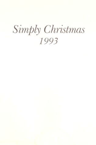 Cover of Simply Christmas 1993