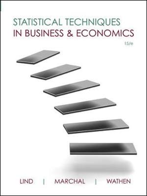 Book cover for Statistical Techniques in Business & Economics with Connect Access Card