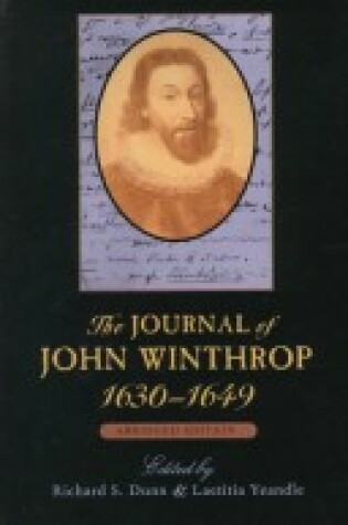 Cover of The Journal of John Winthrop, 1630-49