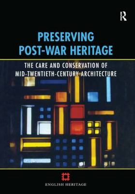 Cover of Preserving Post War Heritage