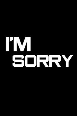Cover of i'm sorry
