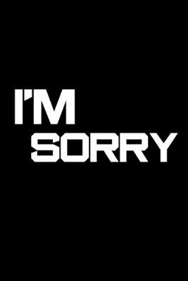 Book cover for i'm sorry