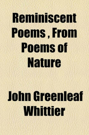 Cover of Reminiscent Poems, from Poems of Nature