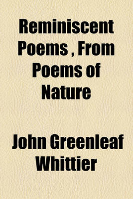 Book cover for Reminiscent Poems, from Poems of Nature