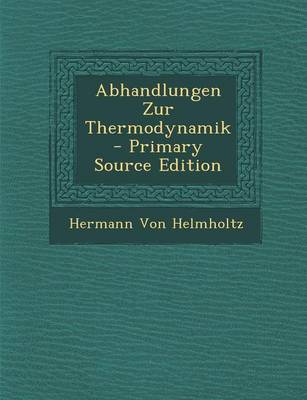 Book cover for Abhandlungen Zur Thermodynamik