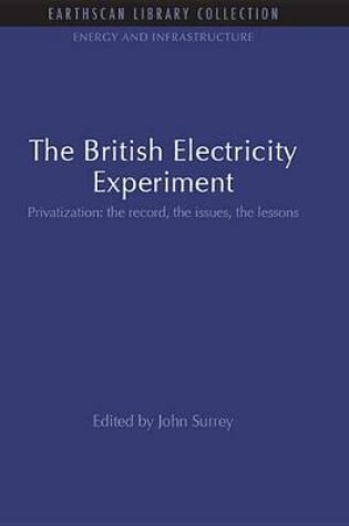 Cover of The British Electricity Experiment