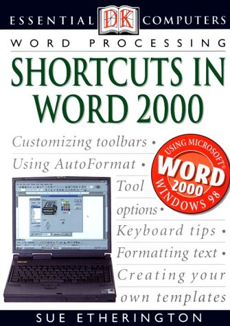 Cover of Word Processing: Shortcuts in Word 2000