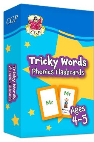 Cover of New Tricky Words Phonics Flashcards for Ages 4-5 (Reception)