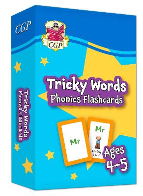 Book cover for New Tricky Words Phonics Flashcards for Ages 4-5 (Reception)