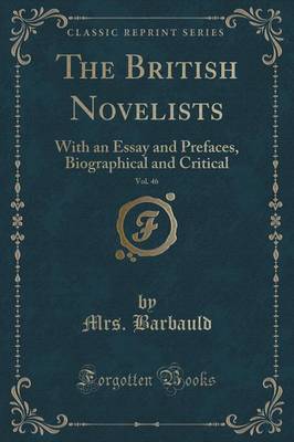 Book cover for The British Novelists, Vol. 46