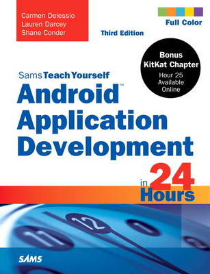 Book cover for Android Application Development in 24 Hours, Sams Teach Yourself