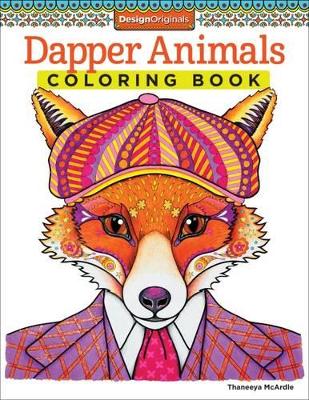 Book cover for Dapper Animals Coloring Book