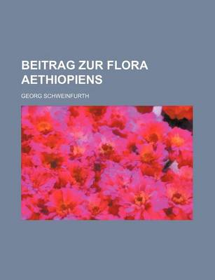 Book cover for Beitrag Zur Flora Aethiopiens