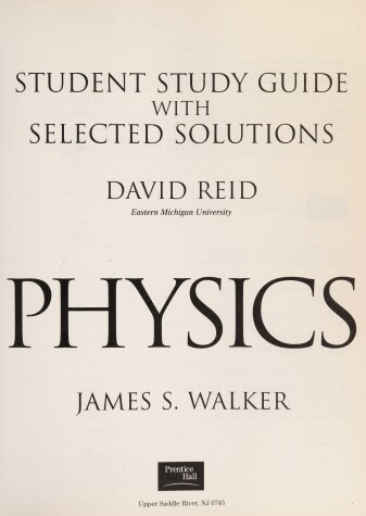 Book cover for Student Study Guide with Selected Solutions