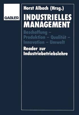 Book cover for Industrielles Management