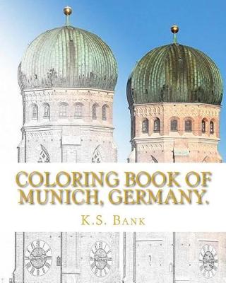 Book cover for Coloring Book of Munich, Germany.