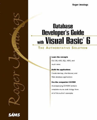 Book cover for Roger Jennings' Database Developer's Guide with Visual Basic 6