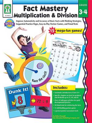 Book cover for Fact Mastery Multiplication & Division, Grades 3 - 4