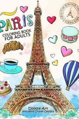 Cover of Paris Coloring Book for Adults