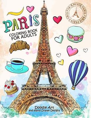 Book cover for Paris Coloring Book for Adults