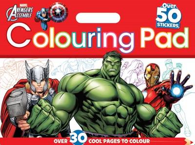 Book cover for Marvel Colouring Pad