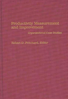 Book cover for Productivity Measurement and Improvement