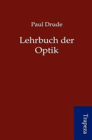 Cover of Lehrbuch Der Optik