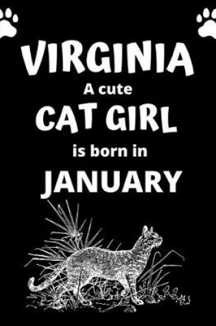 Cover of VIRGINIA a cute cat girl is born in January