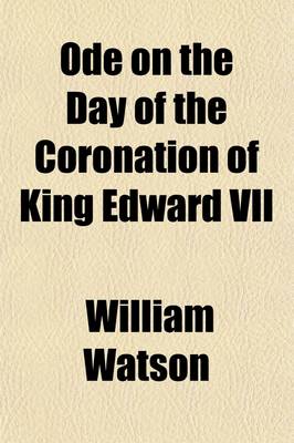 Book cover for Ode on the Day of the Coronation of King Edward VII